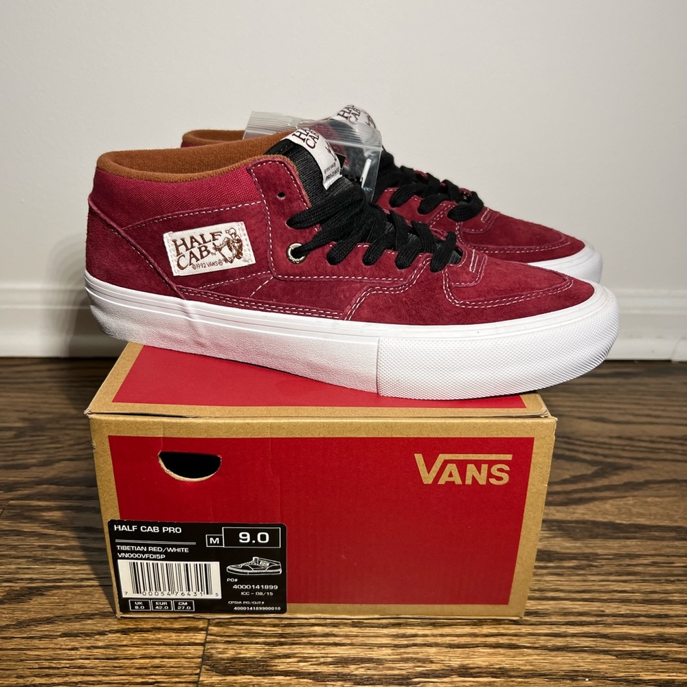 NWT Vans Half Cab Pro Skate Shoes, size 9